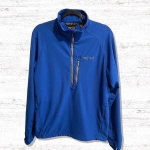 Men’s Marmot Drop Line 1/4 Zip Jacket Arctic Navy Men’s Size Large